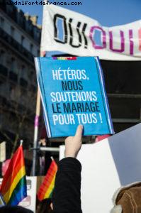 Marriage Equality March - Paris