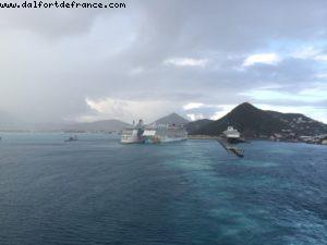 Departure from Sint Marteen - Our 10th RSVP cruise (MSC Divina)