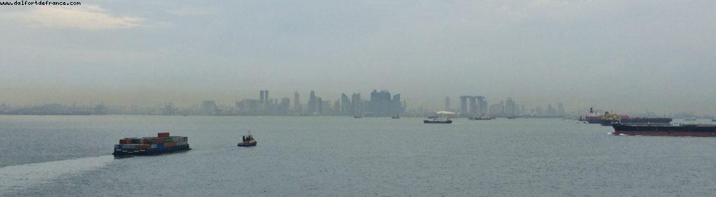 Sailing in front of Singapore - Our 59th Atlantis Cruise (Seabourn Odyssey)