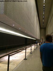 Original support of the south towers -911 Memorial Museum - World Trade Center - New York City