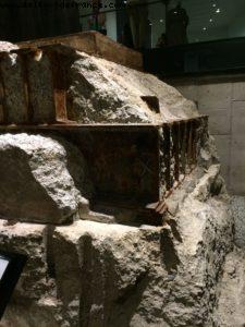 Original support of the North towers -911 Memorial Museum - World Trade Center - New York City