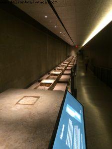 Original support of the north towers - 911 Memorial Museum - World Trade Center - New York City