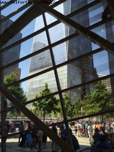 Entrance of the 911 Memorial Museum - World Trade Center - New York City