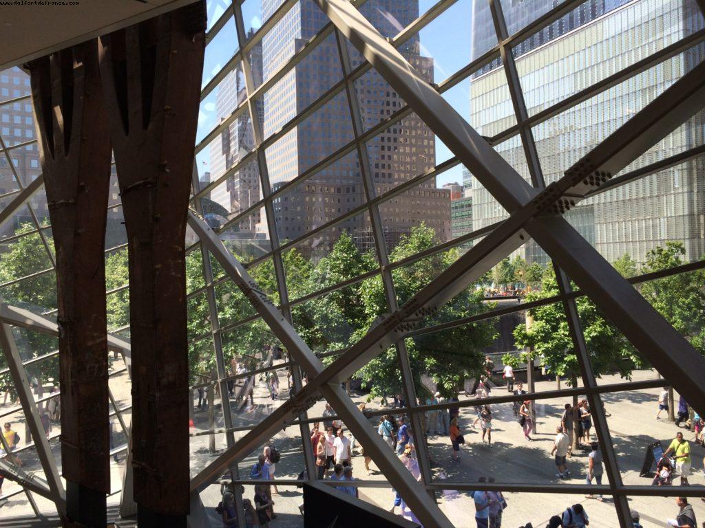 Entrance of the 911 Memorial Museum - World Trade Center - New York City