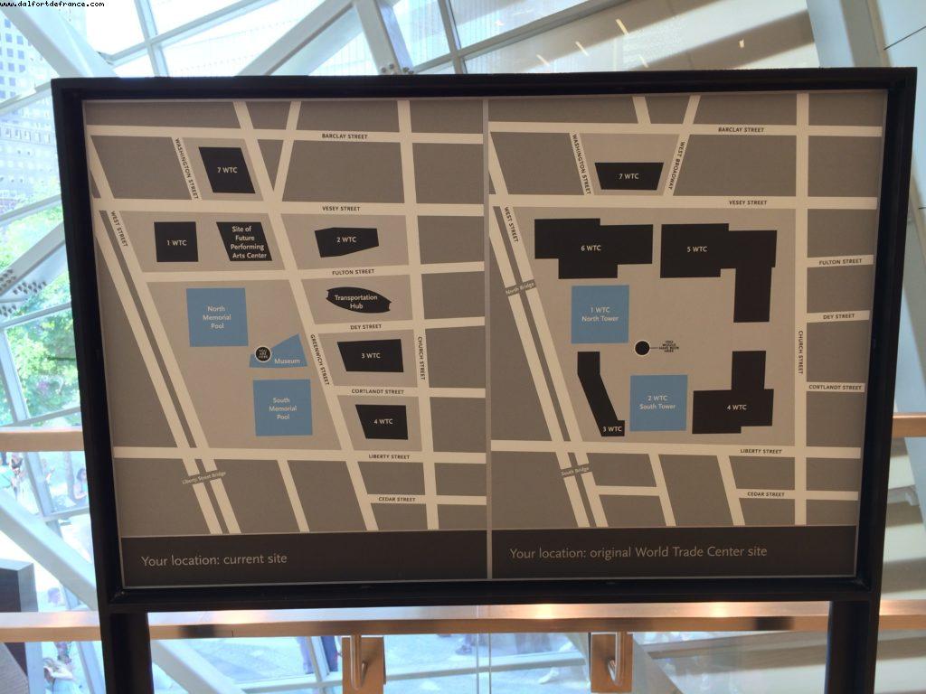 Entrance of the 911 Memorial Museum - World Trade Center - New York City