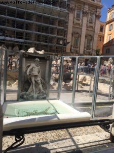 Temporary Trevi Fountain - Rome - Our 50th Atlantis cruise (Celebrity Equinox)