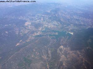 Survole de la Californie - AA270 HNL->LAX (août 2015)