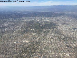 Survole de la Californie - AA270 HNL->LAX (août 2015)