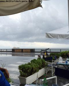 Gino Sorbillo Restaurant - Thunderstorm impromptu - Naples - Our 53rd Atlantis Cruise (Celebrity equinox)