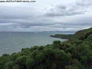 Hiking along the cliff - Howth