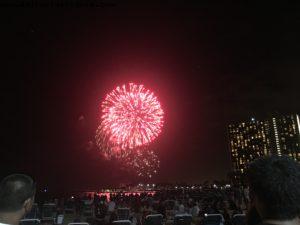 4th of July Firework - Fort Derussy Beach Park - Honolulu