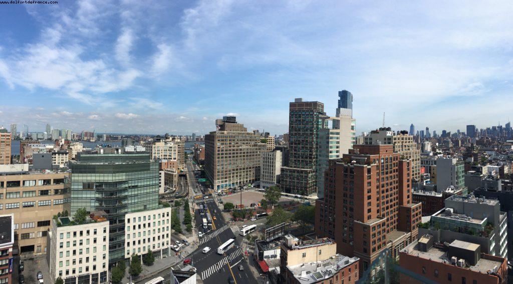 View from the lounge - Sheraton Tribbeca - New York