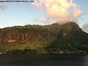 Sunset - Moorea - Our 56th Atlantis cruise (Oceania Marina)