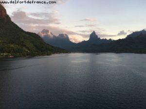 Sunset - Moorea - Our 56th Atlantis cruise (Oceania Marina)