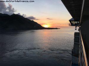 Sunset - Moorea - Our 56th Atlantis cruise (Oceania Marina)