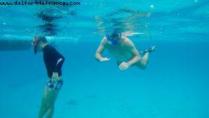 Snorkling in Bora Bora - Our 56th Atlantis cruise (Oceania Marina)