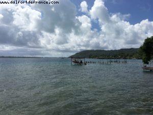 Driving around Bora Bora - Our 56th Atlantis cruise (Oceania Marina)
