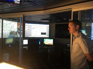 Visiting the bridge - Our 57th Atlantis Cruise (Anthem of the Seas)