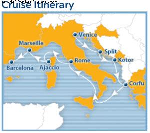 Itinerary - Our 58th Atlantis cruise (Eurodam)
