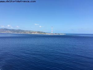 Sailing Messina Straight - Our 58th Atlantis cruise (Eurodam)