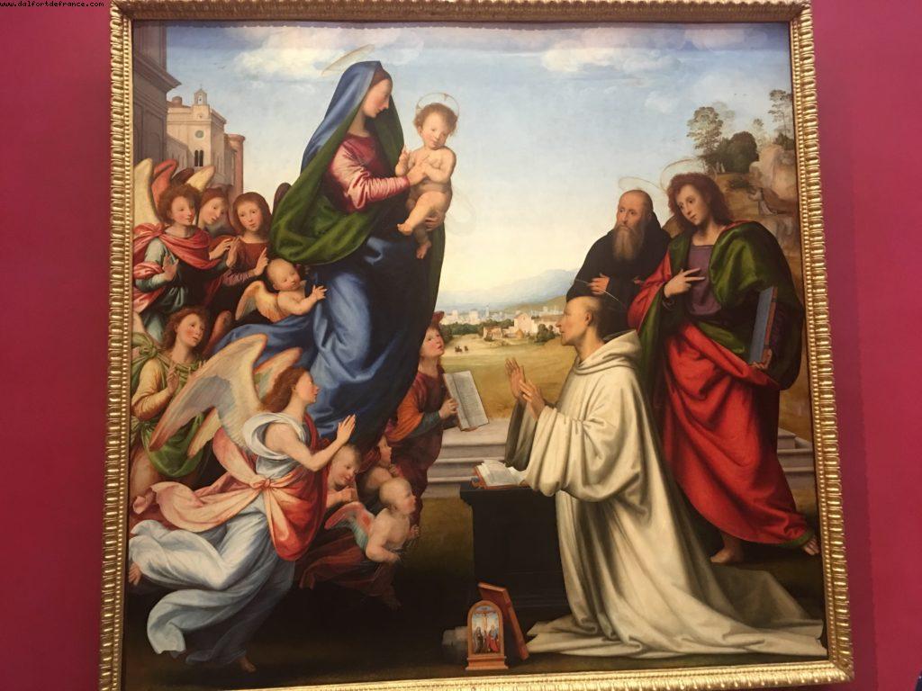 Bartolomeo - The vision of st Bernerd - 1507 Ufizzi Gallery - Florence - Our 59th Atlantis cruise (Celebrity Equinox)