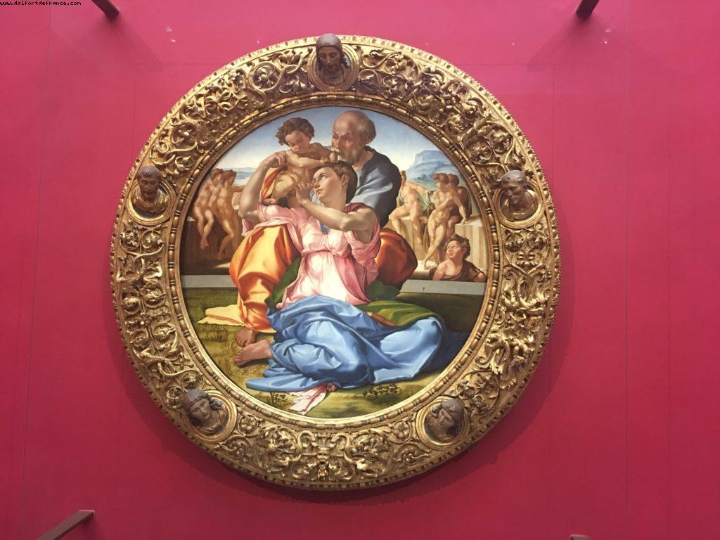 Michelangelo Buonarroti - The Holy Family. -1507- Ufizzi Gallery - Florence - Our 59th Atlantis cruise (Celebrity Equinox)