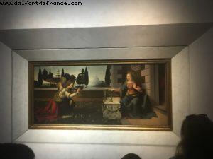 Leonardo da Vinci - Annuciation - 1472 - Ufizzi Gallery - Florence - Our 59th Atlantis cruise (Celebrity Equinox)