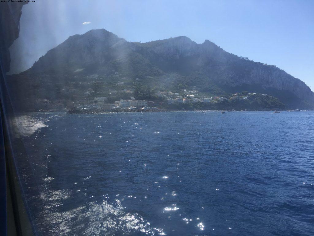 Hydrofoil from Capri - Our 59th Atlantis cruise (Celebrity Equinox) to Naples