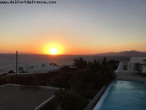 Sunset @ The villa - Mykonos
