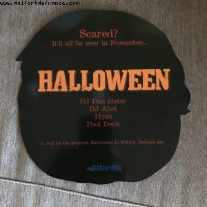 Halloween Flyer - So Scary !!! - Our 60th Atlantis cruise (Westerdam)
