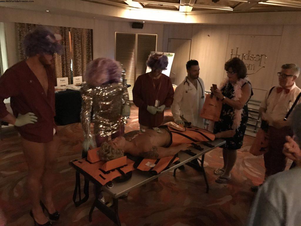 Trick or Treats - Halloween night - The whole ship redecorated - Our 60th Atlantis cruise (Westerdam)