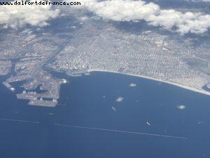 Flight AA200 LAX->MIA - View of Longbeach - Los Angeles