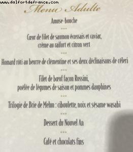 Bistrot Chez Rémi - Walt Disney Studios - New Year's Eve Dinner - Disneyland Paris (December 2016)