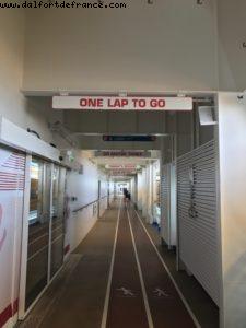 La piste de jogging autour du bateau fait 700m - Notre 61eme croisière Atlantis (à bord de l'Allure of the Seas)