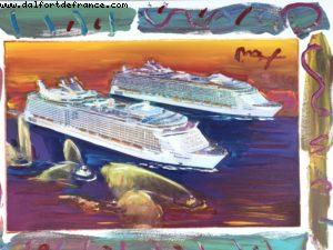 Visite du poste de pilotage - Notre 61eme croisière Atlantis (à bord de l'Allure of the Seas)