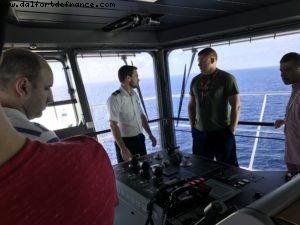 Visite du poste de pilotage - Notre 61eme croisière Atlantis (à bord de l'Allure of the Seas)
