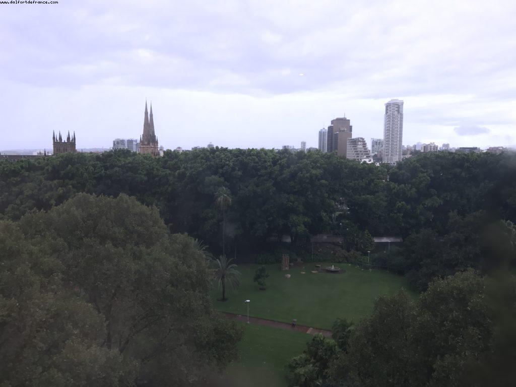 Vue de notre chambre - Hôtel Sheraton on the Park - Sydney - Australie 