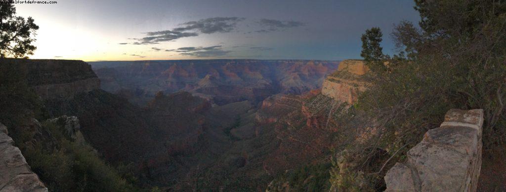 Coucher de soleil - Rive Sud - Grand Canyon Village