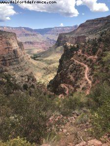 Randonnée sur la piste 'Bright Angel Trail' - Rive Sud - Grand Canyon Village