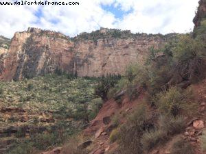 Randonnée sur la piste 'Bright Angel Trail' - Rive Sud - Grand Canyon Village