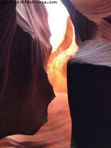Lower Antelope Canyon - Lac Powel - Parc de la tribu des Navajos