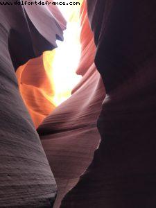 Lower Antelope Canyon - Lac Powel - Parc de la tribu des Navajos