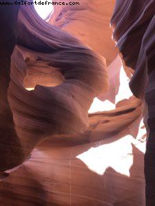 Lower Antelope Canyon - Lac Powel - Parc de la tribu des Navajos