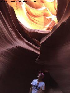 Lower Antelope Canyon - Lac Powel - Parc de la tribu des Navajos