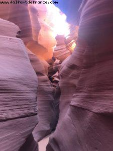 Lower Antelope Canyon - Lac Powel - Parc de la tribu des Navajos