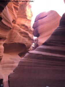 Lower Antelope Canyon - Lac Powel - Parc de la tribu des Navajos