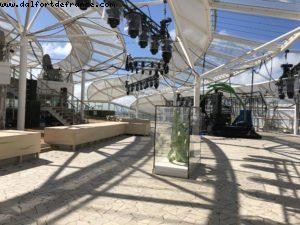 Transformation du Solarium en Gigantesque piste de dance - Notre 64eme croisière Atlantis (à bord de l'Harmony of the Seas)