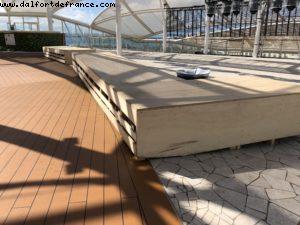 Transformation du Solarium en Gigantesque piste de dance - Notre 64eme croisière Atlantis (à bord de l'Harmony of the Seas)