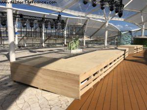 Transformation du Solarium en Gigantesque piste de dance - Notre 64eme croisière Atlantis (à bord de l'Harmony of the Seas)