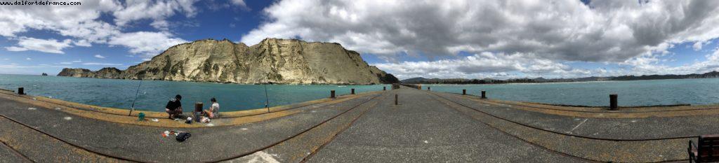 Tolaga Bay Wharf - Driving around Gismore - Our 65th Atlantis Cruise (Noordam)